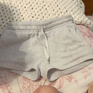 Women's Athletic Light Gray Shorts